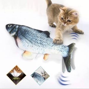 Rechargable flopping cat toy